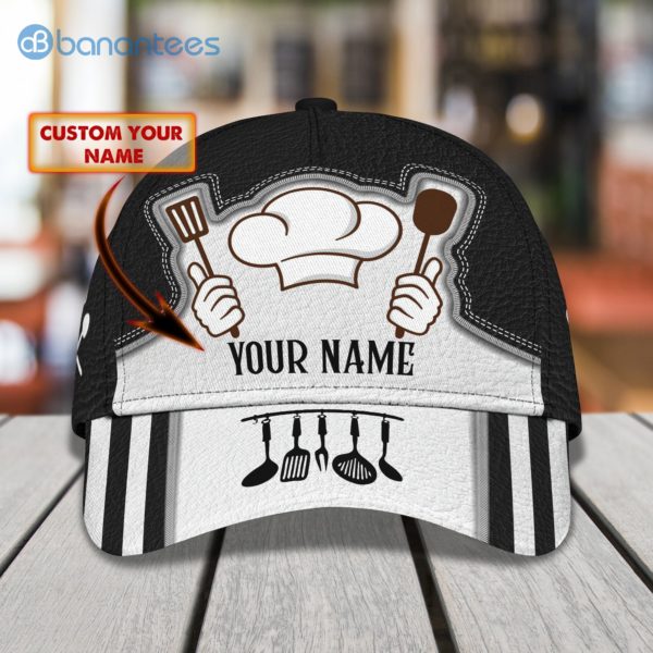 Customized Name Master Chef All Over Printed 3D Cap Gift For Cooking Lover Product Photo