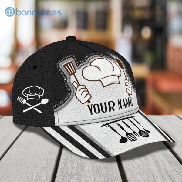 Customized Name Master Chef All Over Printed 3D Cap Gift For Cooking Lover Product Photo