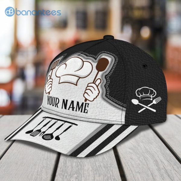 Customized Name Master Chef All Over Printed 3D Cap Gift For Cooking Lover Product Photo