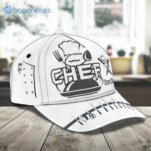Customized Name Master Chef Cute Design All Over Printed 3D Cap Product Photo