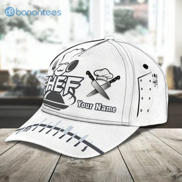 Customized Name Master Chef Cute Design All Over Printed 3D Cap Product Photo