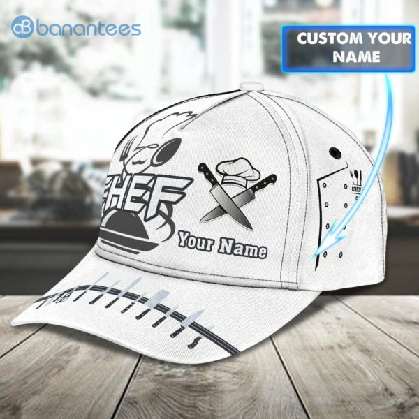 Customized Name Master Chef Cute Design All Over Printed 3D Cap Product Photo