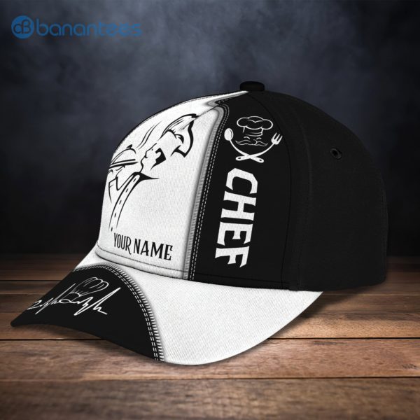 Customized Name Master Chef Heart Beat All Over Printed 3D Cap Product Photo
