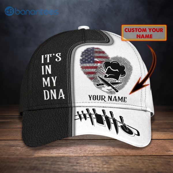 Customized Name Master Chef It's In My DNA All Over Printed 3D Cap Product Photo