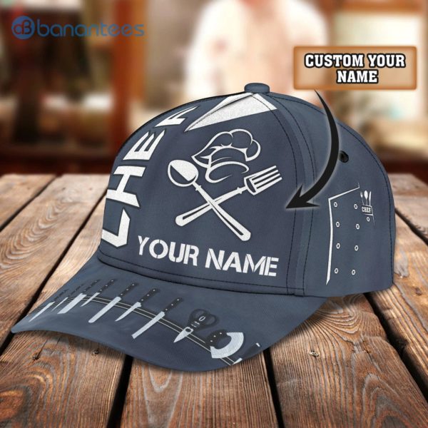 Customized Name Master Chef Knift All Over Printed 3D Cap Product Photo