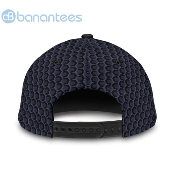 Customized Name Police Blue Thin Line Badge All Over Printed 3D Cap Product Photo