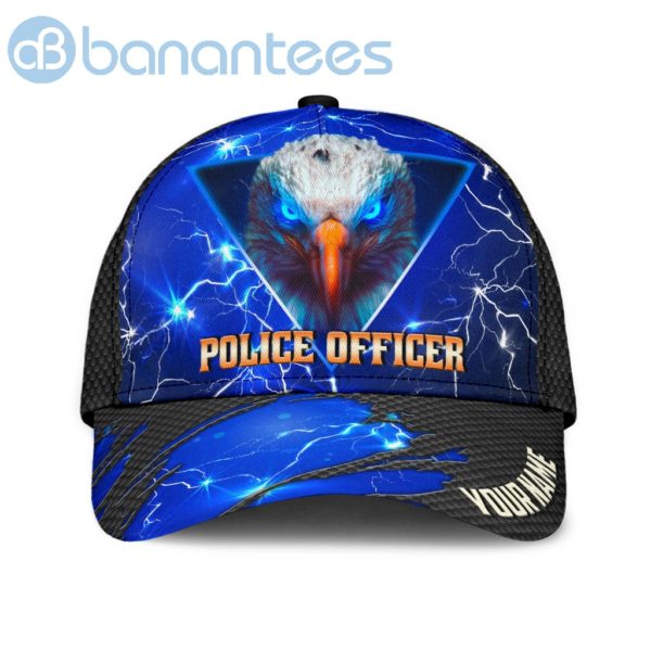 Customized Name Police Eagle All Over Printed 3D Cap Product Photo