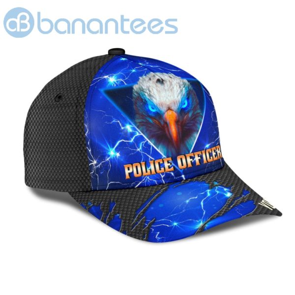 Customized Name Police Eagle All Over Printed 3D Cap Product Photo