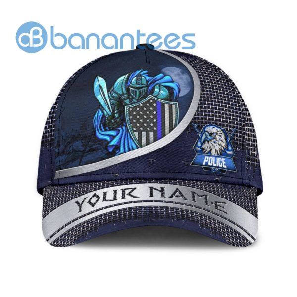 Customized Name Police Officer All Over Printed 3D Cap Product Photo