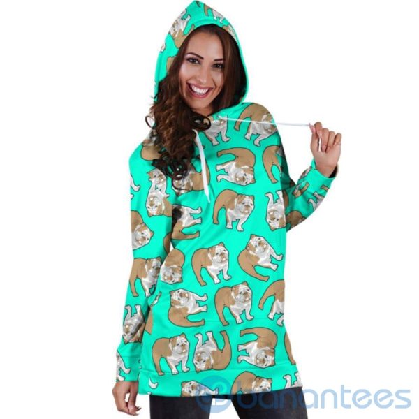 Cute Bull Pattern Hoodie Dress For Women Product Photo