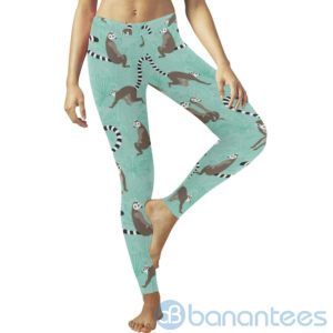 Cute Lemurs Leggings For Women Product Photo