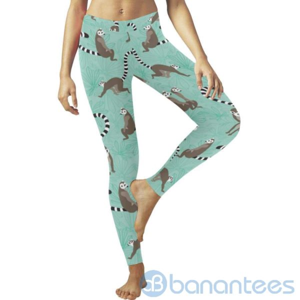 Cute Lemurs Leggings For Women Product Photo