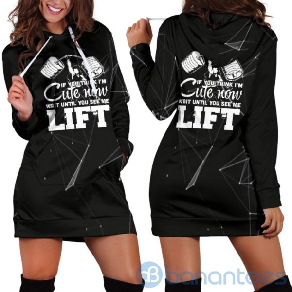 Cute Lifter Hoodie Dress For Women Product Photo