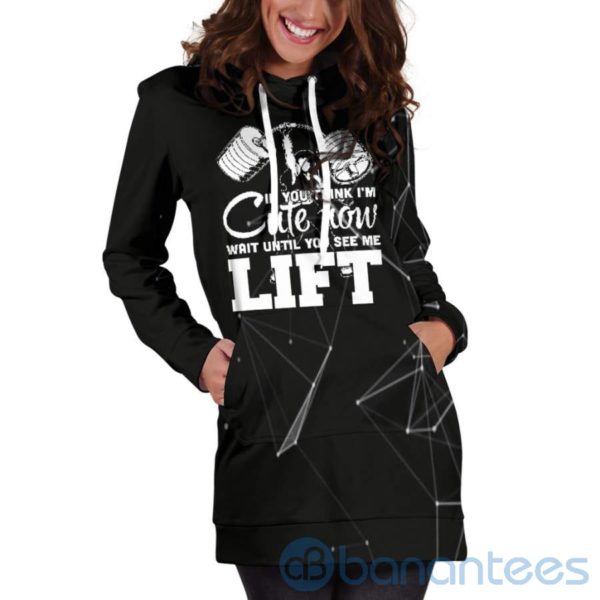 Cute Lifter Hoodie Dress For Women Product Photo