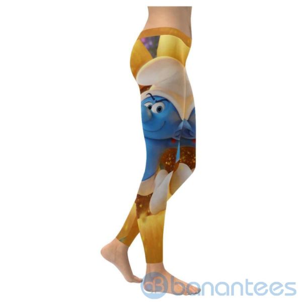 Cute Smulf Leggings For Women Product Photo