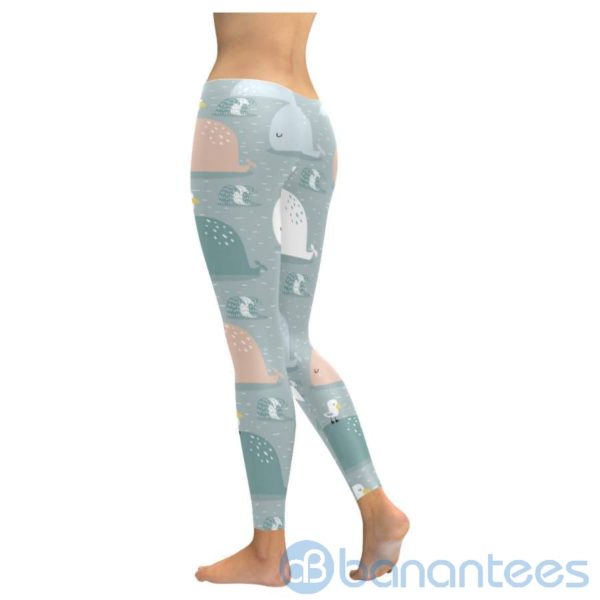 Cute Whale Leggings for Women Product Photo