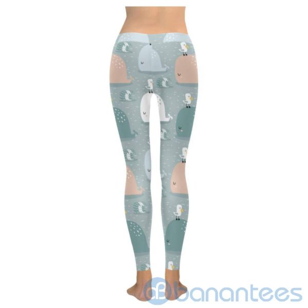 Cute Whale Leggings for Women Product Photo