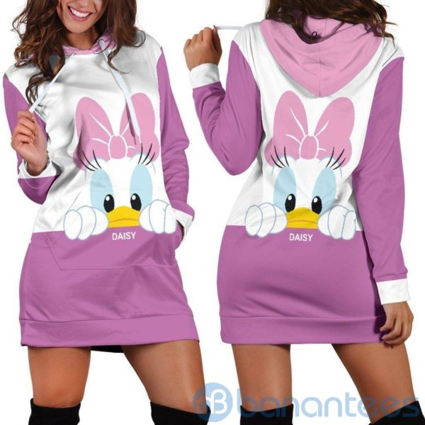 Daisy Duck Hoodie Dress For Women Product Photo