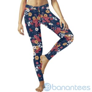 Daisy Flower Leggings For Women Product Photo