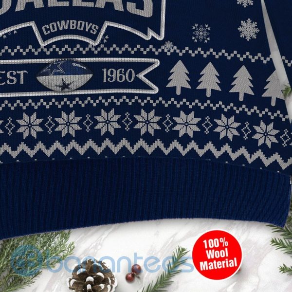 Dallas Cowboys Cute Baby Yoda Grogu Ugly Christmas 3D Sweater Product Photo