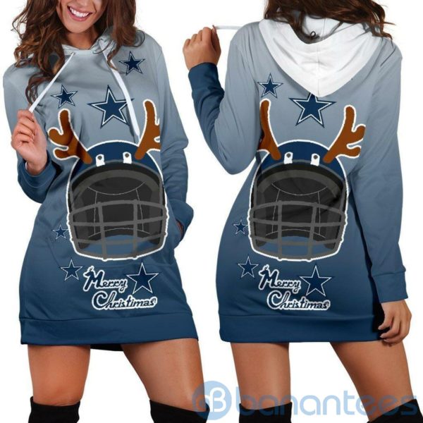 Dallas Cowboys Cute Hoodie Dress For Women Product Photo