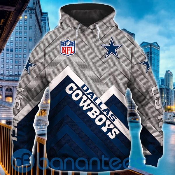 Dallas Cowboys Full Printed 3D Hoodie Zip Hoodie Product Photo