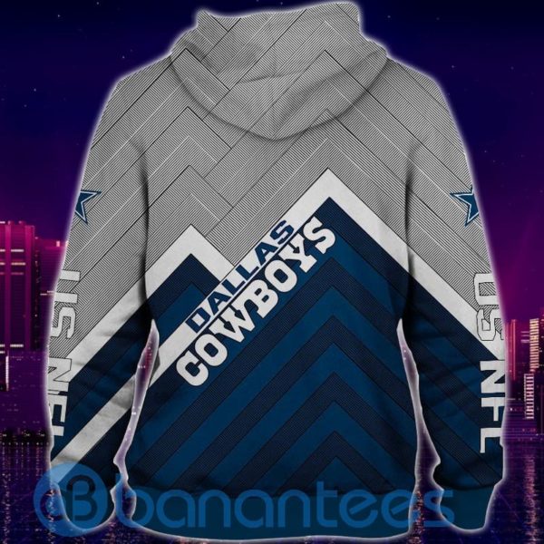 Dallas Cowboys Full Printed 3D Hoodie Zip Hoodie Product Photo
