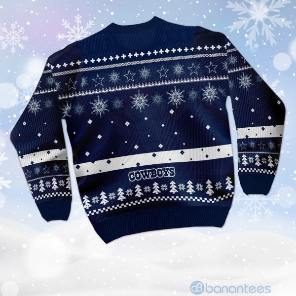 Dallas Cowboys Funny Charlie Brown Peanuts Snoopy Ugly Christmas 3D Sweater Product Photo