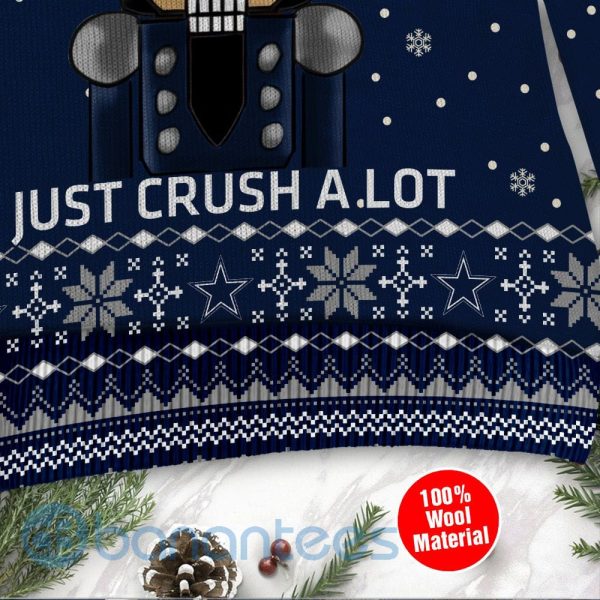 Dallas Cowboys I Am Not A Player I Just Crush Alot Ugly Christmas 3D Sweater Product Photo