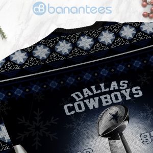 Dallas Cowboys Super Bowl Champions Cup Ugly Christmas 3D Sweater Product Photo