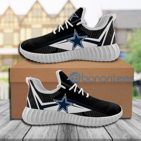 Dallas Cowboys White Raze Shoes Custom Sneakers Printed Product Photo