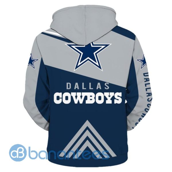 Dallas Cowboys Zip Up 3D Hoodie Full Printed Shirt For Fans Product Photo