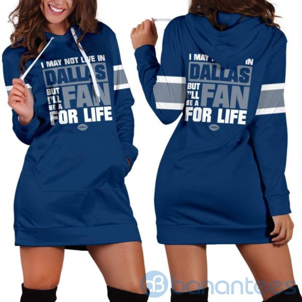 Dallas Fan For Life Hoodie Dress For Women Product Photo