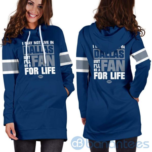 Dallas Fan For Life Hoodie Dress For Women Product Photo