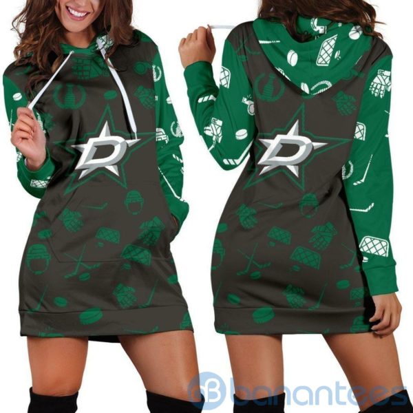 Dallas Stars Hoodie Dress For Women Product Photo