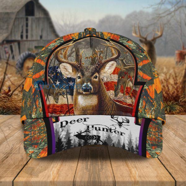 Deer Hunter Camo All Over Printed 3D Cap Product Photo