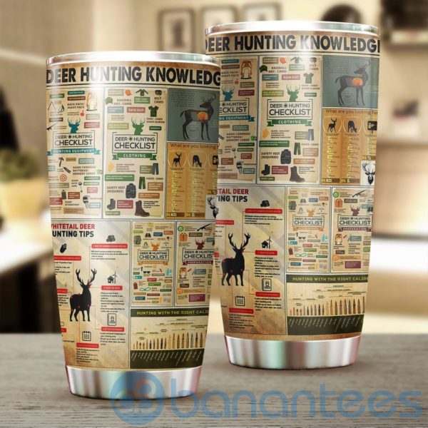 Deer Hunting Knowledge Tumbler Product Photo