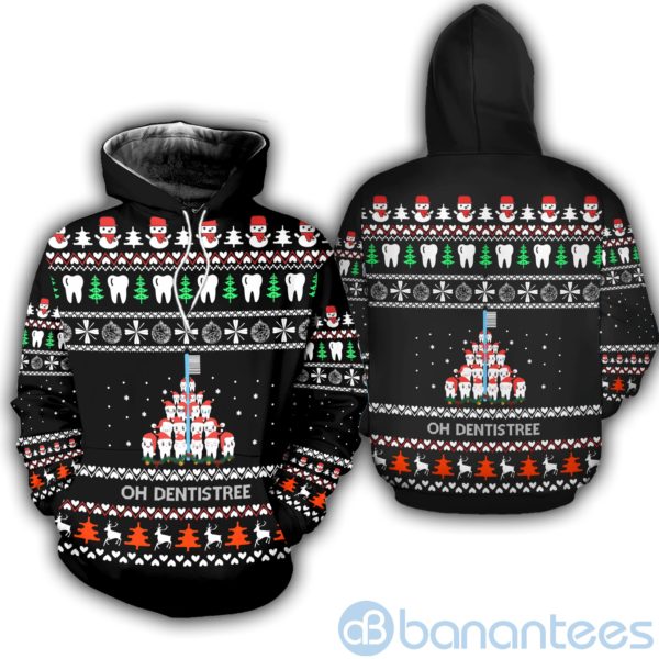 Dentist Oh Dentistree Ugly Christmas All Over Printed 3D Shirt Product Photo