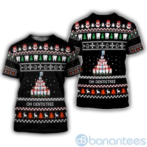 Dentist Oh Dentistree Ugly Christmas All Over Printed 3D Shirt Product Photo