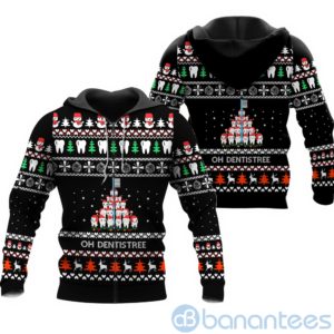 Dentist Oh Dentistree Ugly Christmas All Over Printed 3D Shirt Product Photo