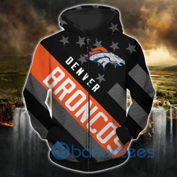 Denver Broncos All Over Printed 3D Hoodie Zip Hoodie Product Photo