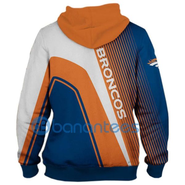 Denver Broncos All Over Printed 3D Hoodie, Zip Hoodie Product Photo