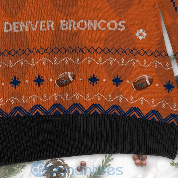 Denver Broncos American Football Black Ugly Christmas 3D Sweater Product Photo
