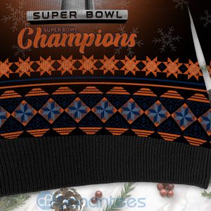 Denver Broncos Super Bowl Champions Cup Ugly Christmas 3D Sweater Product Photo