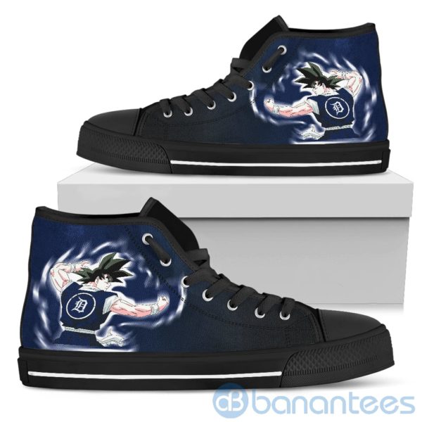 Detroit Tigers Goku Saiyan Power Anime High Top Shoes Product Photo