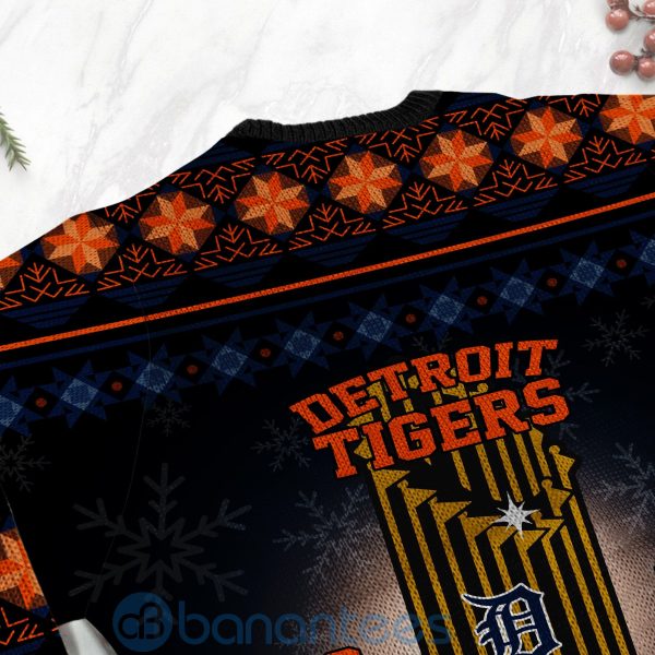 Detroit Tigers World Series Champions Ugly Christmas 3D Sweater Product Photo