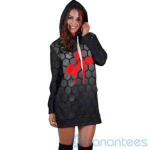 Devil Lady Lifter Hoodie Dress For Women Product Photo
