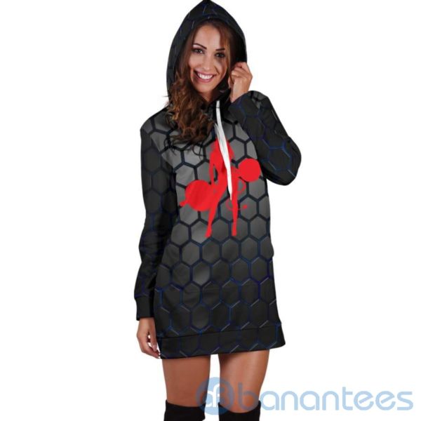 Devil Lady Lifter Hoodie Dress For Women Product Photo
