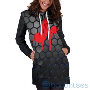 Devil Lady Lifter Hoodie Dress For Women Product Photo