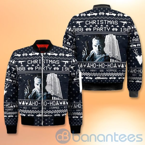 Die hard Christmas Party Ho Ho Ho Christmas All Over Printed 3D Shirt Product Photo